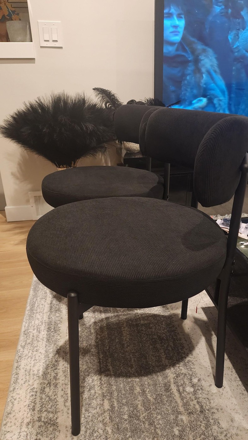 Black Cushion Chair