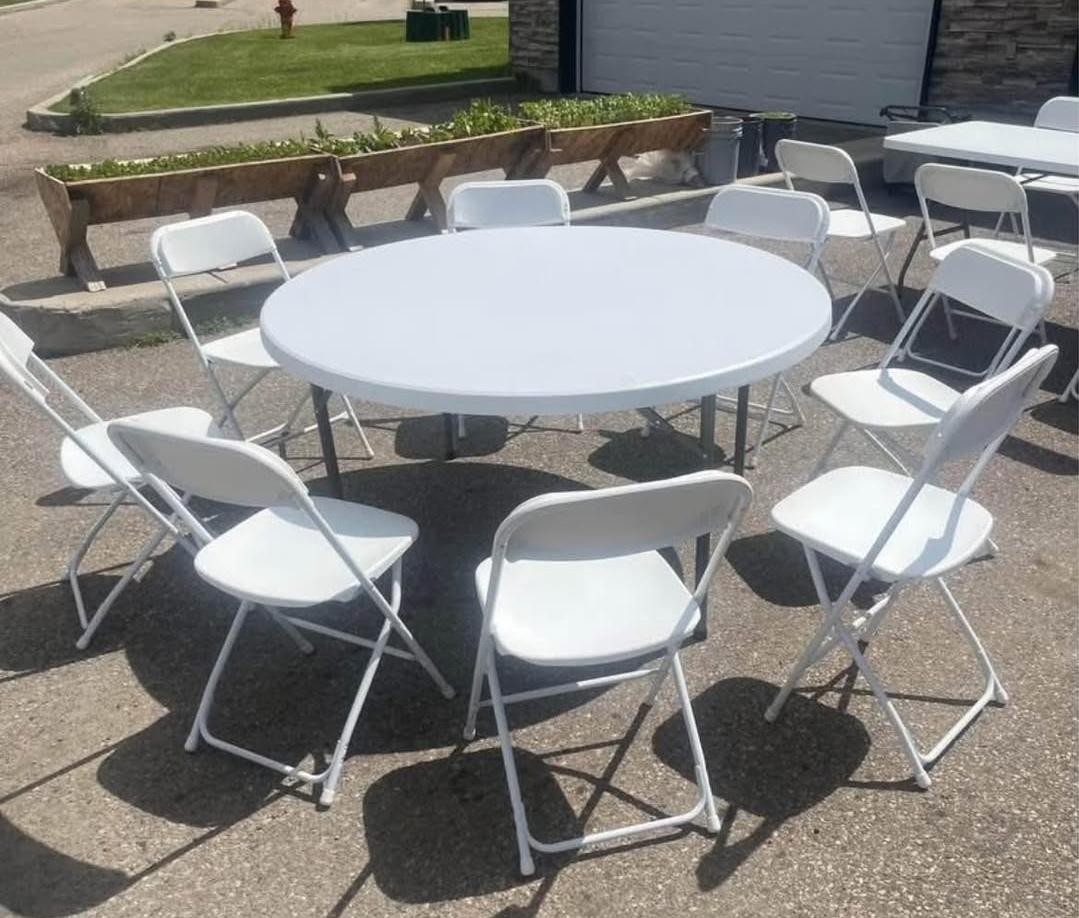 White Metal Chairs